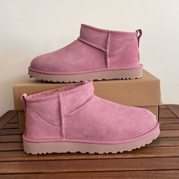 UGG Classic Ultra Mini Dusty Orchid USA Women Size 7/UK 5/EU 38 - Picture 4 of 15